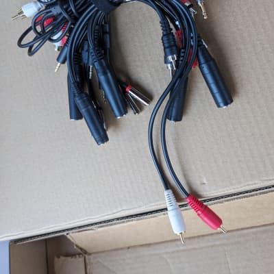 Bundle of 12 TS/TRS/RCA Adapters, Converters, Splitters, Stereo, Eurorack, Modular, Line-Level - Multiple Types image 20
