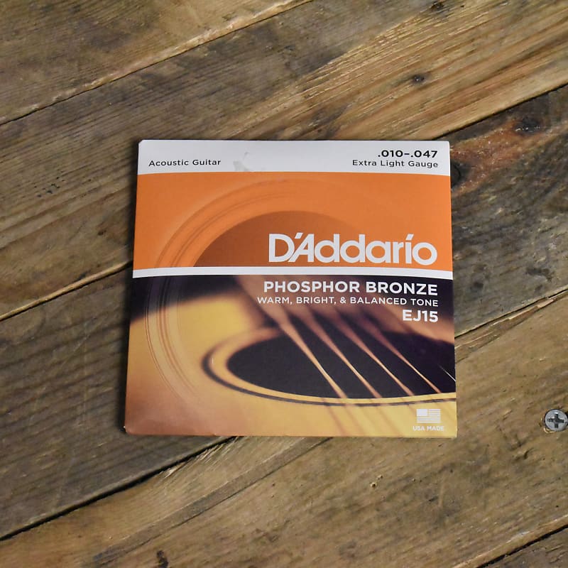 D'Addario EJ15 Acoustic Strings 10-47 image 1