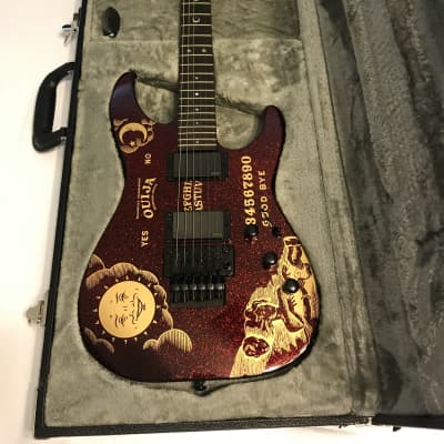 ESP LTD Limited Edition KH-Ouija Kirk Hammett Signature 2019 Red Sparkle image 1