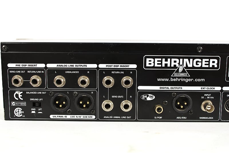 Behringer Bass V-AMP Pro Multi-Effects Processor - PROJECT 