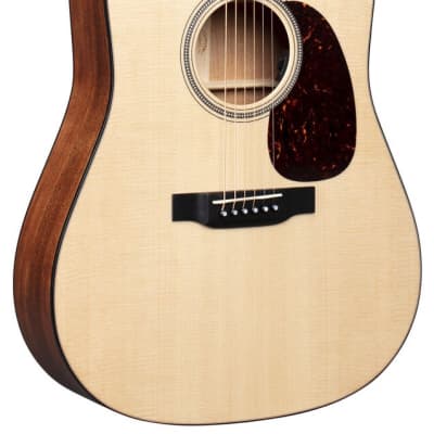 Martin D16e 16 Series With Mahogany Dreadnought Acoustic-Electric Guitar Natural image 1