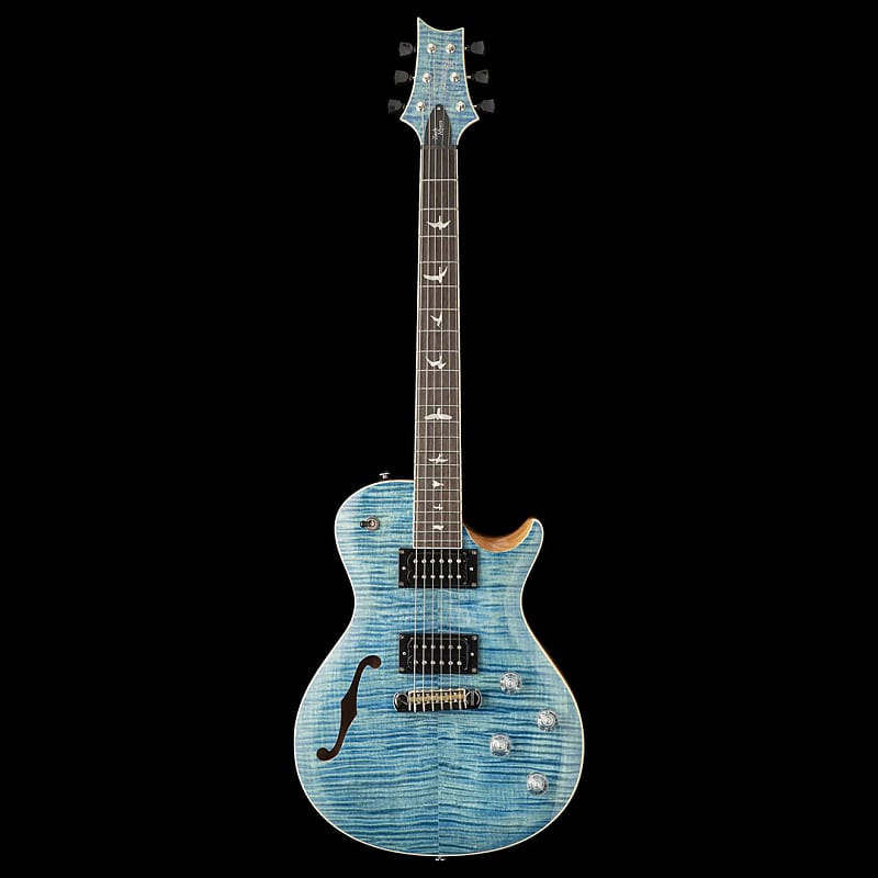 PRS SE Zach Myers Semi-Hollow Electric Guitar - Myers Blue image 1