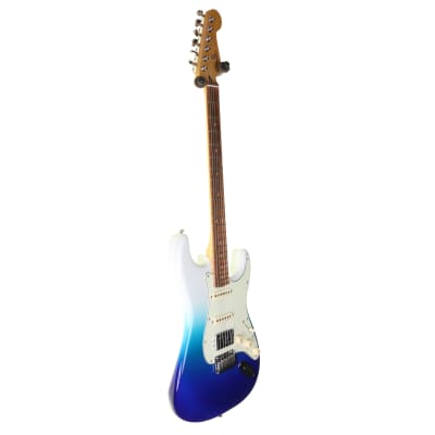 Fender Player Plus Stratocaster HSS Electric Guitar, Belair Blue with Gigbag image 4