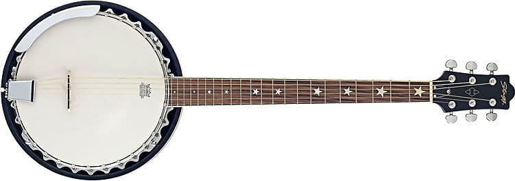 STAGG 6 String Bluegrass Banjo Deluxe with Metal Pot image 1