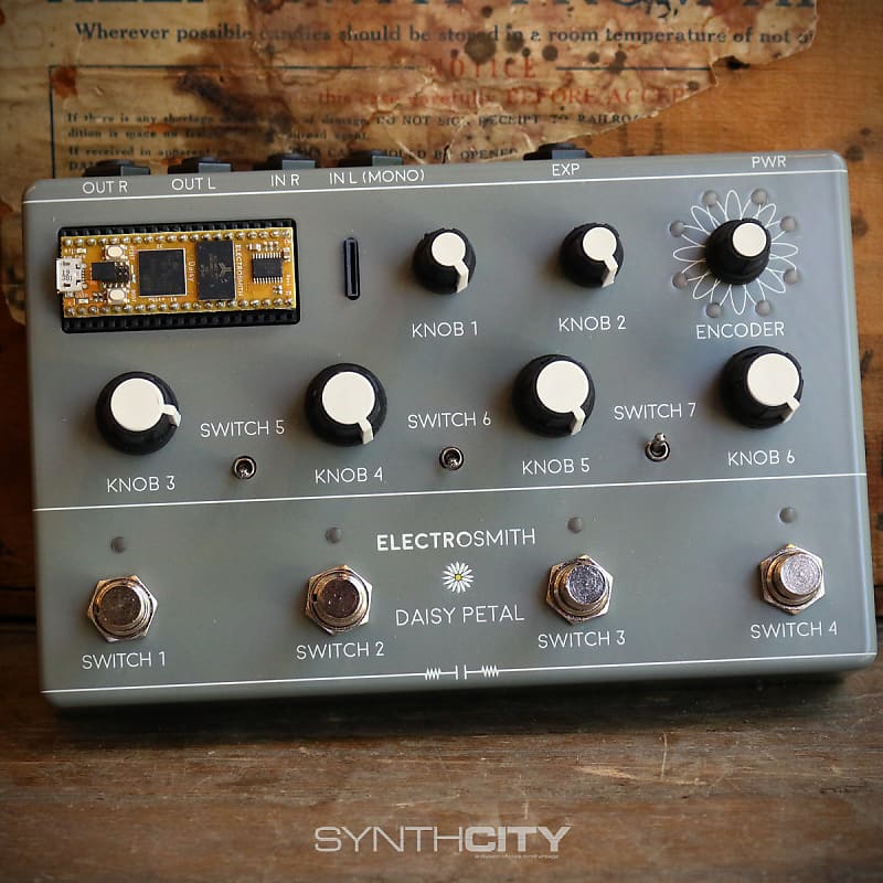 Electrosmith Daisy Petal Programmable Guitar Pedal Reverb