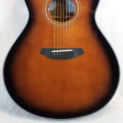 Breedlove Performer Concerto CE Bourbon Burst Acoustic Electric Guitar, All Solid Wood, Factory 2nd image 5