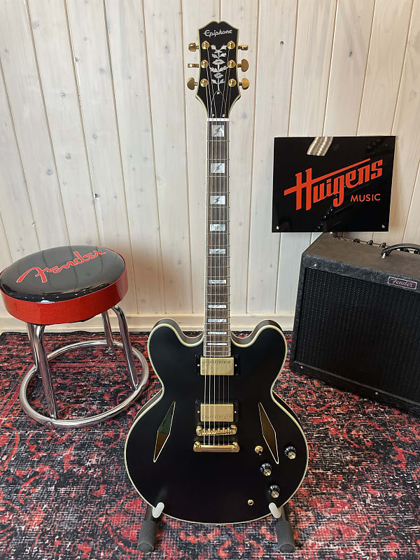 Epiphone Emily Wolfe Sheraton Stealth 2022 - Black Aged Gloss