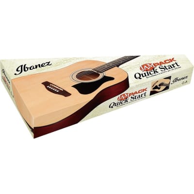 Ibanez IBANEZ V50NJP-OPN Acoustic Jam Pack Akustik-Gitarren-Starterset, open pore natural for sale