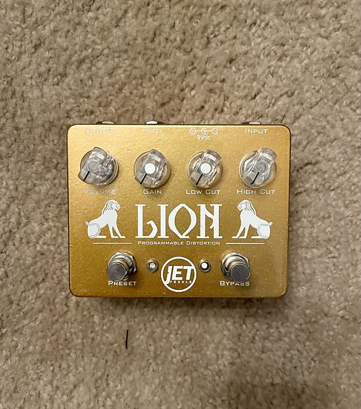 Jet Pedals Lion 20192023 Gold Reverb