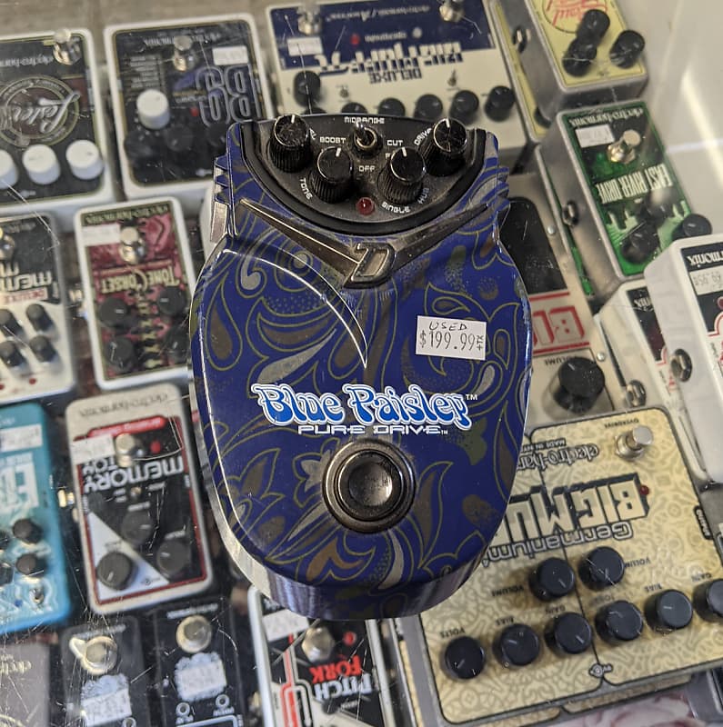 Danelectro Blue Paisley Pure Drive