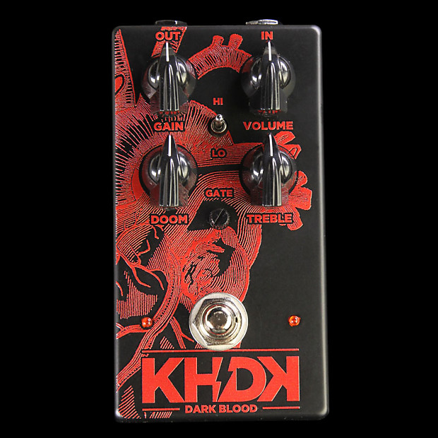 KHDK Electronics Dark Blood Kirk Hammett Signature Distortion Pedal image 1