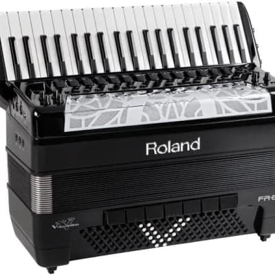 V-Accordion Roland FR-8X BK Black Piano-Type 41 Keyboard Brand New image 3