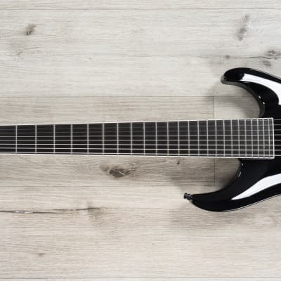 ESP STEF B-8 Stephen Carpenter Baritone 8-String Guitar, Ebony Fretboard, Black image 6
