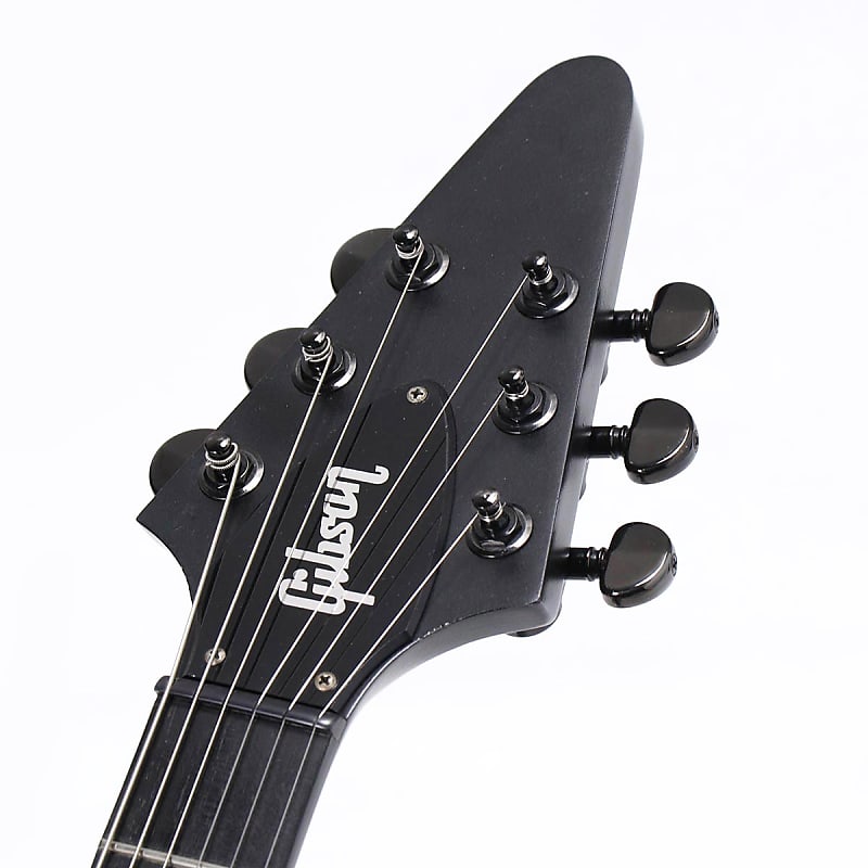 GIbson Flying V Gothic II EMG Satin Black [10/11] | Reverb