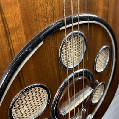 1970's Orpheum Resonator Acoustic Guitar - Del Vecchio Dinamico Replica image 7