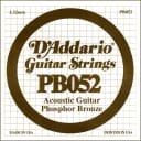 D'Addario .052 Acoustic Phosphor Bronze Single String