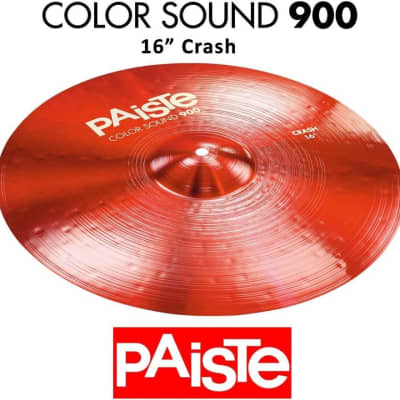 PAISTE cymbal (Color Sound 900 Crash 16) image 2