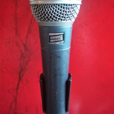 Vintage RARE Shure Beta 58 dynamic hyper cardioid microphone Grey 
