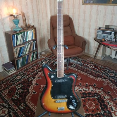 Musima De Luxe 25v Vintage Bass Guitar Jazz Master Jaguar Rare Ddr Gdr Ussr image 2