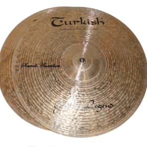 Turkish Cymbals 14" Custom Series Golden Legend Hi-Hat GL-H14 (Pair)