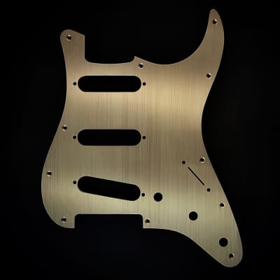 Handmade metal pickguard fits Fender Stratocaster Strat scratchplate hand  engraved Squier scrolls