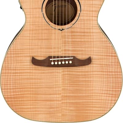 Fender FA-235E Concert Acoustic Electric Guitar, Laurel FB, Natural image 1