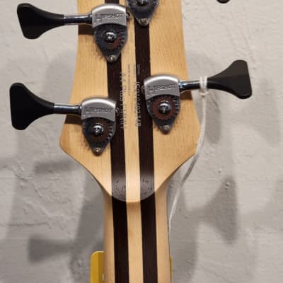 Cort A4PLUSFMMHOPN Figured Maple Top Mahogany Body 5pcs Maple Neck 4-String Electric Bass Guitar image 20