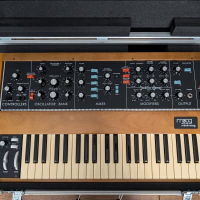 Moog Minimoog Model D Reissue 44-Key Monophonic Synthesizer (2016) 2016 - 2017 - Black / Wood