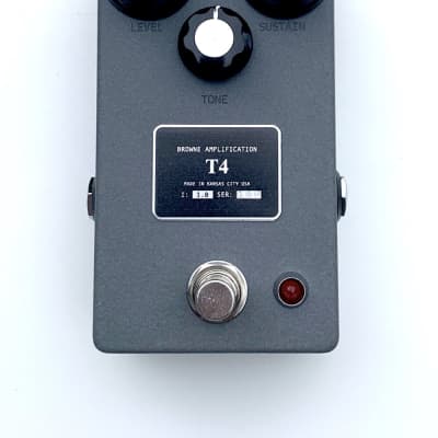 ギター Browne Amplification THE T4 FUZZ PEDAL T4 Fuzz — Browne Amplification