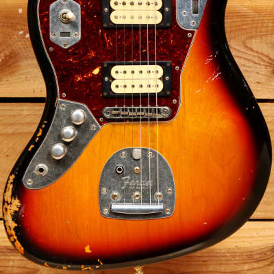 Fender Kurt Cobain Jaguar ROAD WORN Left Handed Nice Lefty! LH 25671 image 7