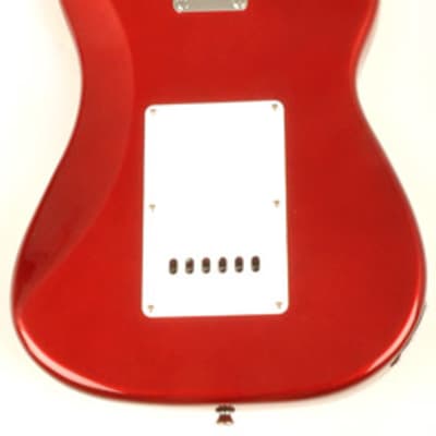 SX 1/2 Size Left Handed Electric Guitar Package w/Bag Cord Video RST 1/2 CAR Short Scale Left Red image 4