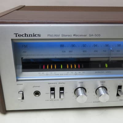 TECHNICS SA-505 RECEIVER WORKS PERFECT SERVICED RECAPPED + LED'S A+ CONDITION image 6