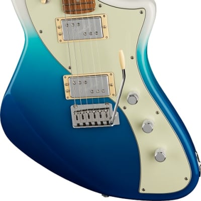Fender Player Plus Meteora HH Electric Guitar. Pau Ferro Fingerboard, Belair Blue image 5