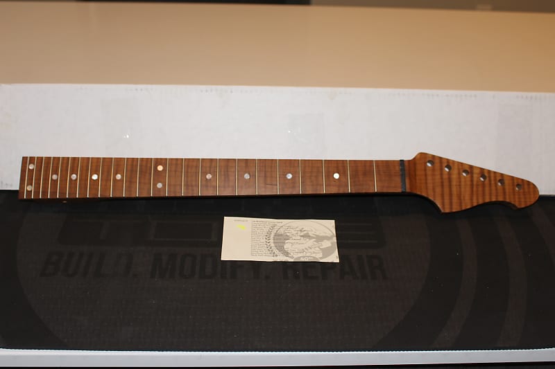 Warmoth 7/8 Warhead Guitar Neck 2021 - Roasted Flame Maple