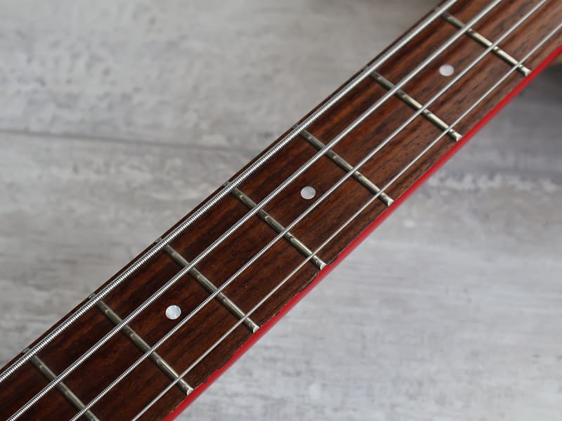 1992 Rockoon Japan (by Kawai) RHB-42 Bass (Red) | Reverb