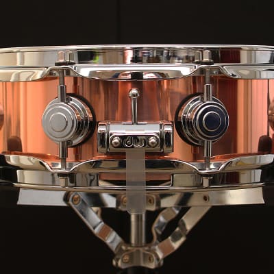 DW Collectors Copper 4" x 14" Snare Drum w/ VIDEO! Metal Piccolo image 3