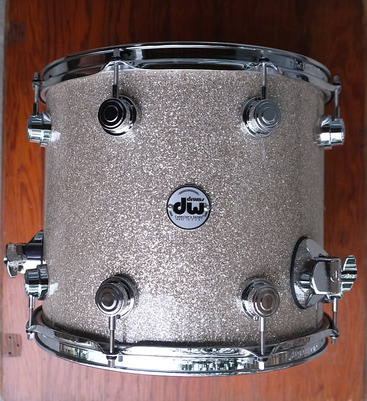 Dw Collectors Series 12x14 Maple Broken Glass Floor Tom W Reverb