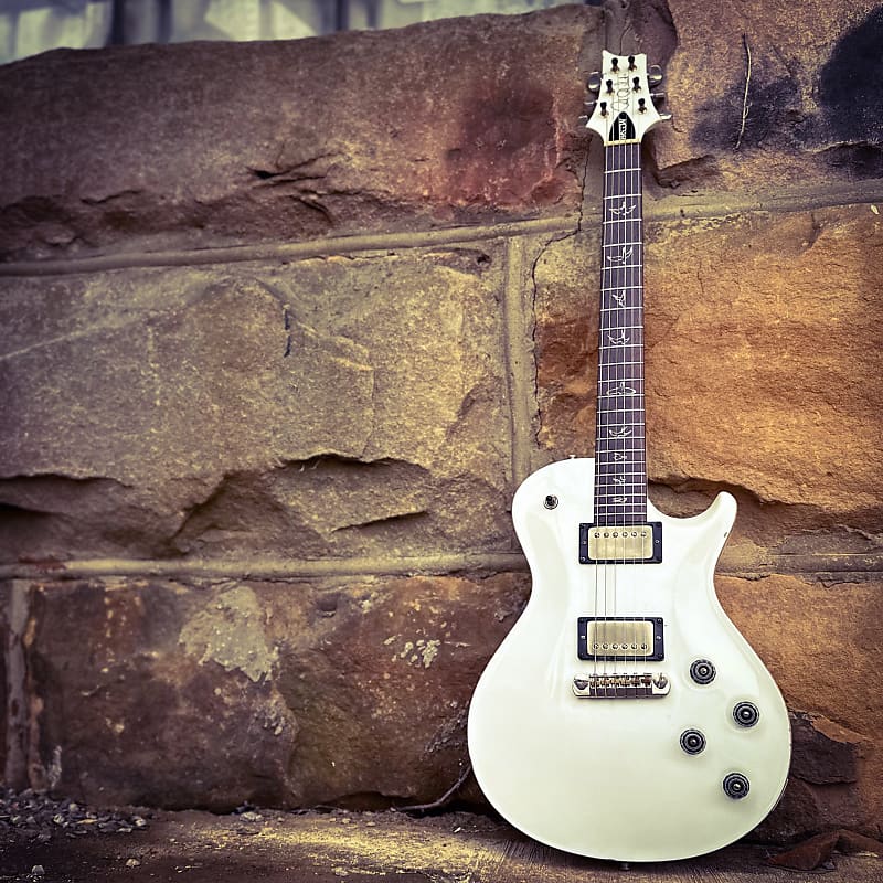 2008 PRS SC245 Jet White - Chris Robertson - Black Stone | Reverb UK