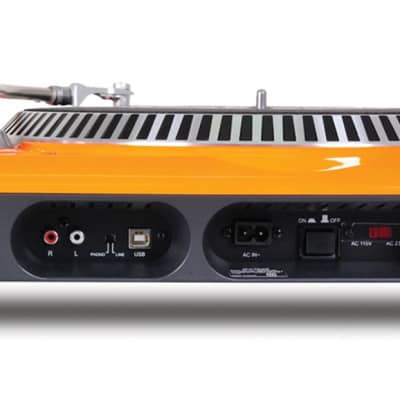 DJ Tech - SL1300MK6USB-ORA - Direct Drive USB Turntable w/ USB Output - Orange imagen 4