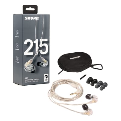 Shure SE215-CL Sound Isolating Earphones with Dynamic Micro Driver - Clear image 4