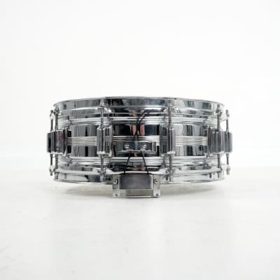 Rogers “5-Line” 14” x 5” Dyna-Sonic Brass Snare Drum image 5