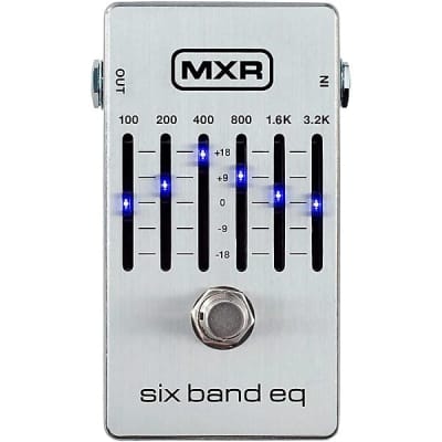 Reverb.com listing, price, conditions, and images for mxr-six-band-eq-silver