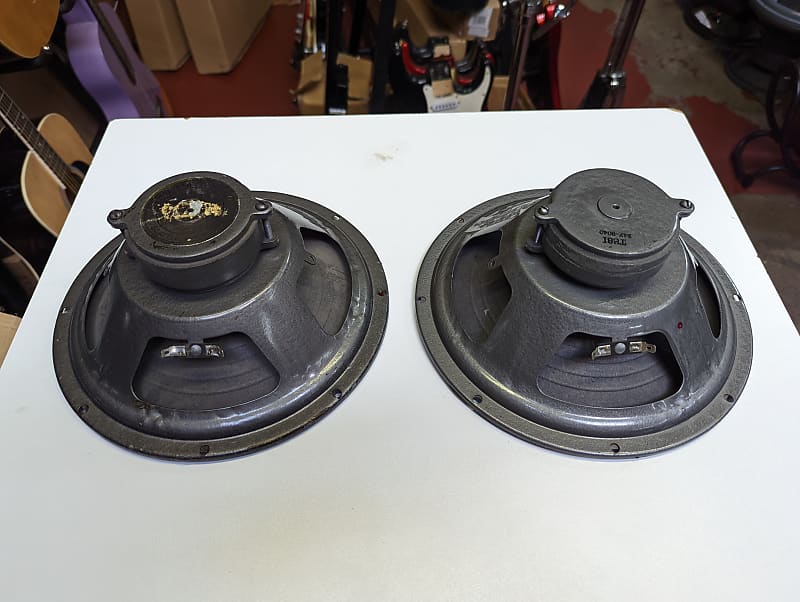 Pair THD Electronics Vintage 10 Ceramic Magnet 10" Guitar Speakers - Look Really Good - Sound Great! image 1