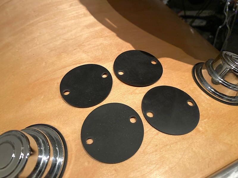 4x Snare & Tom Tom rubber gasket for DW Collectors Series Black *new* image 1