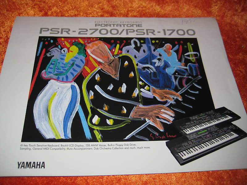 鍵盤楽器 YAMAHA PSR-1700 YAMAHA PSR-1700 / PSR-2700 [Electronic Keyboard Models
