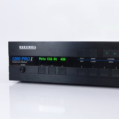 Kurzweil K1200R Rack OLED Display new green