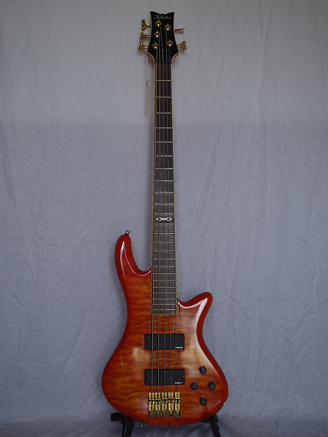 Schecter Diamond Series Stiletto Elite 5 String Bass | Reverb