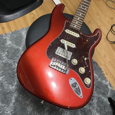 MJT / Van Zandt / Callaham / Musikraft Candy Apple Red Relic Stratocaster image 4