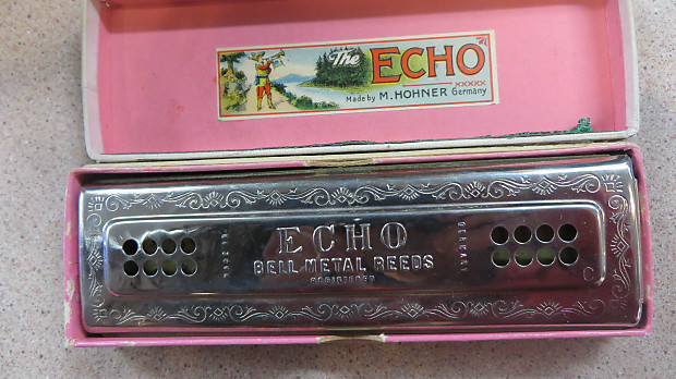 ホーナー社　ハーモニカ　Echo bell ホーナー社 ハーモニカ Echo bell Vintage Hohner Echo Bell