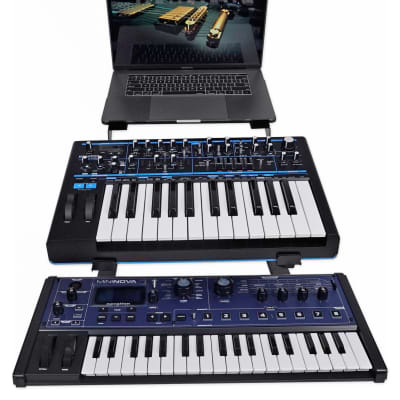 Samson Carbon 61 Key USB MIDI DJ Keyboard Controller+Dual Shelf Studio Stand image 4